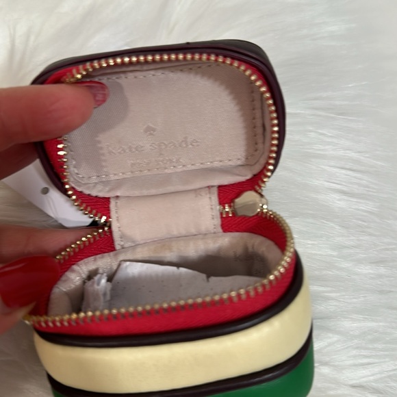 Kate Spade dolci rainbow pastry leather bag charm - Picture 7 of 8